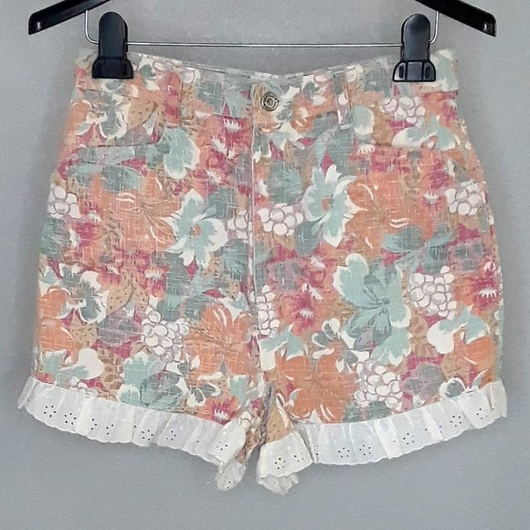 Vintage Pants - Vintage 80s Bonjour Jean Shorts - size 6 / 8, EUC